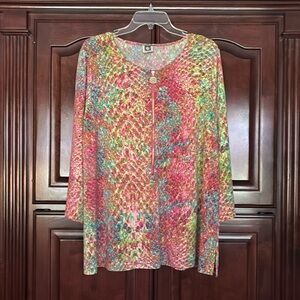 ANNE KLEIN SIZE XL POLYESTER BLOUSE